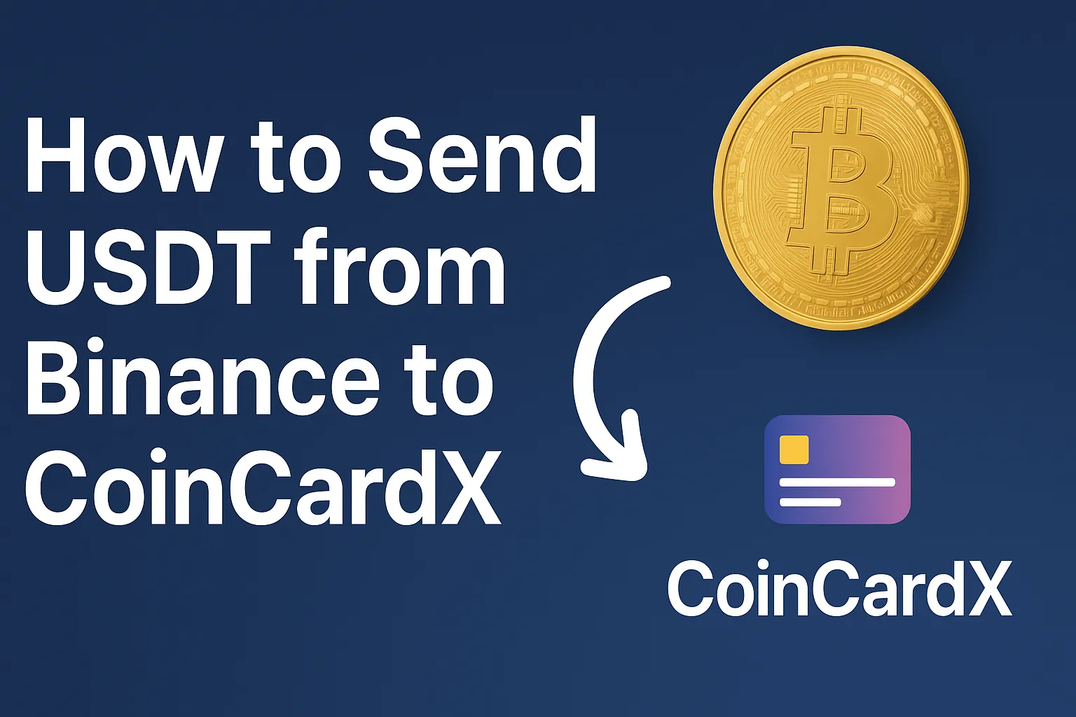 How to Send USDT from Binance to CoinCardX Zero-Fee Guide