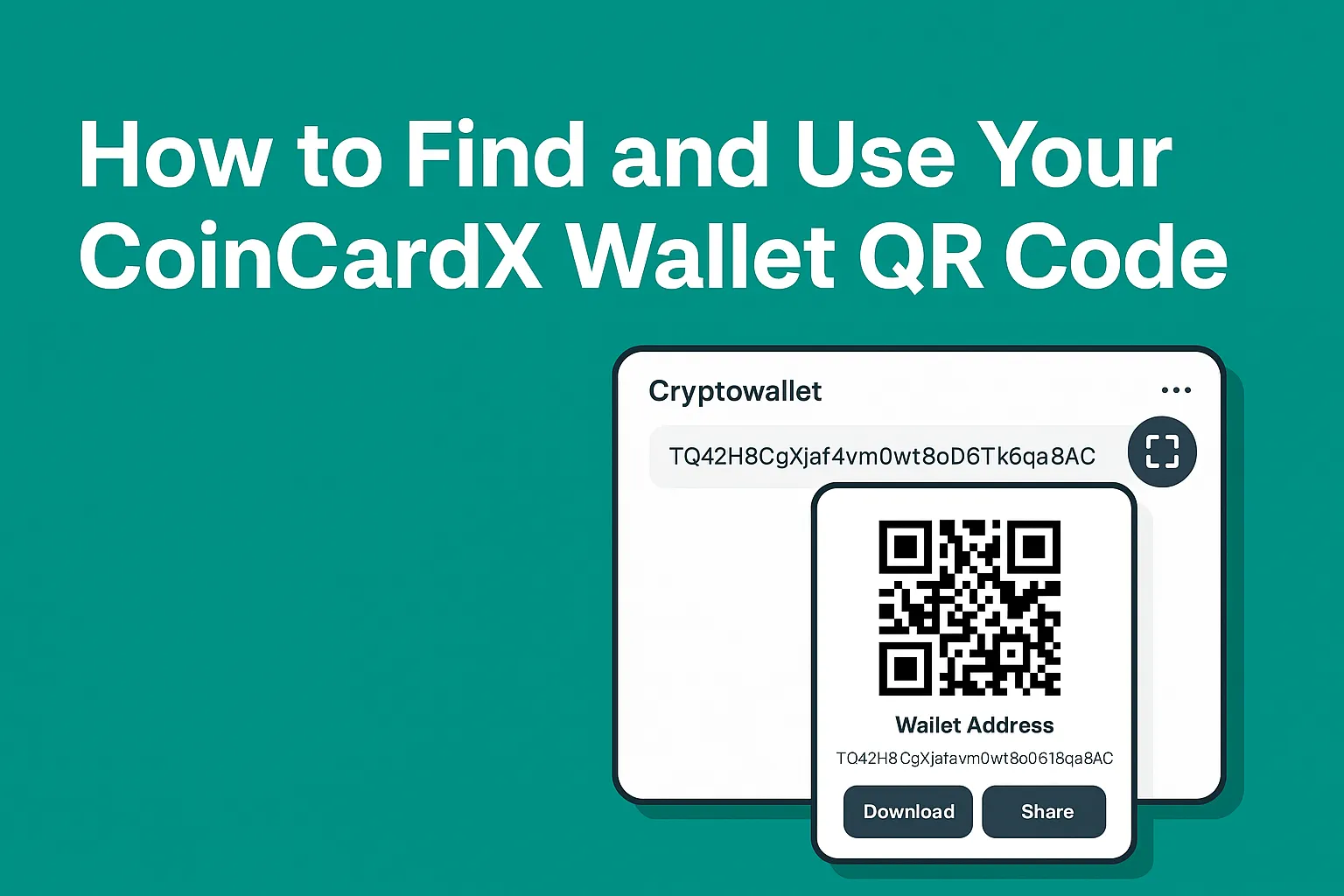 How to Find and Use Your CoinCardX Wallet QR Code for Deposits